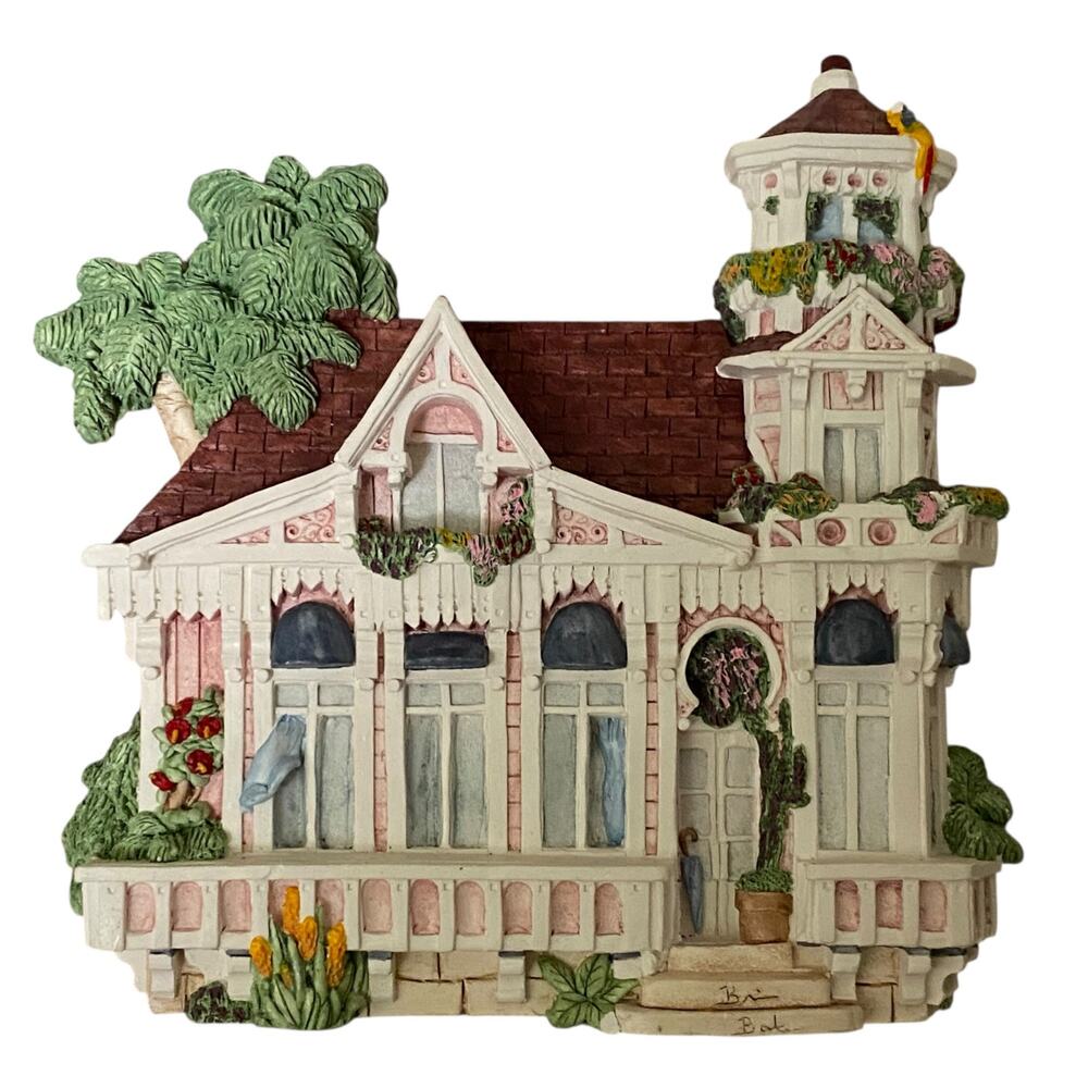 RARE 1992 Brian Baker’s Déjà Vu Collection #1411 "Tropical Fantasy" Signed Art